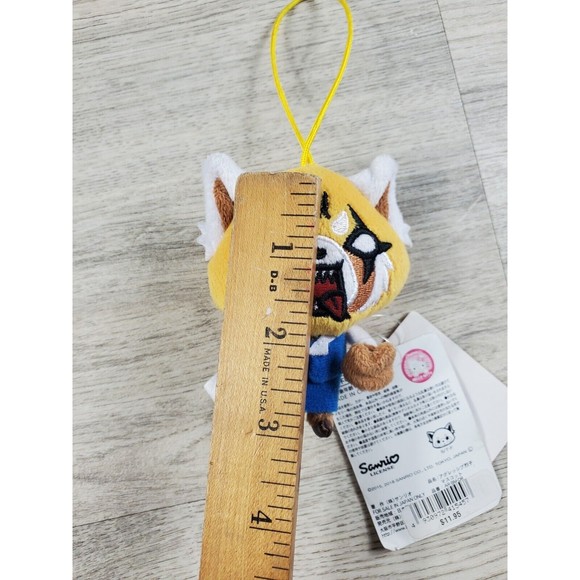 Aggretsuko Red Panda Rage Mascot Mini Christmas Ornament Plush - Picture 6 of 6